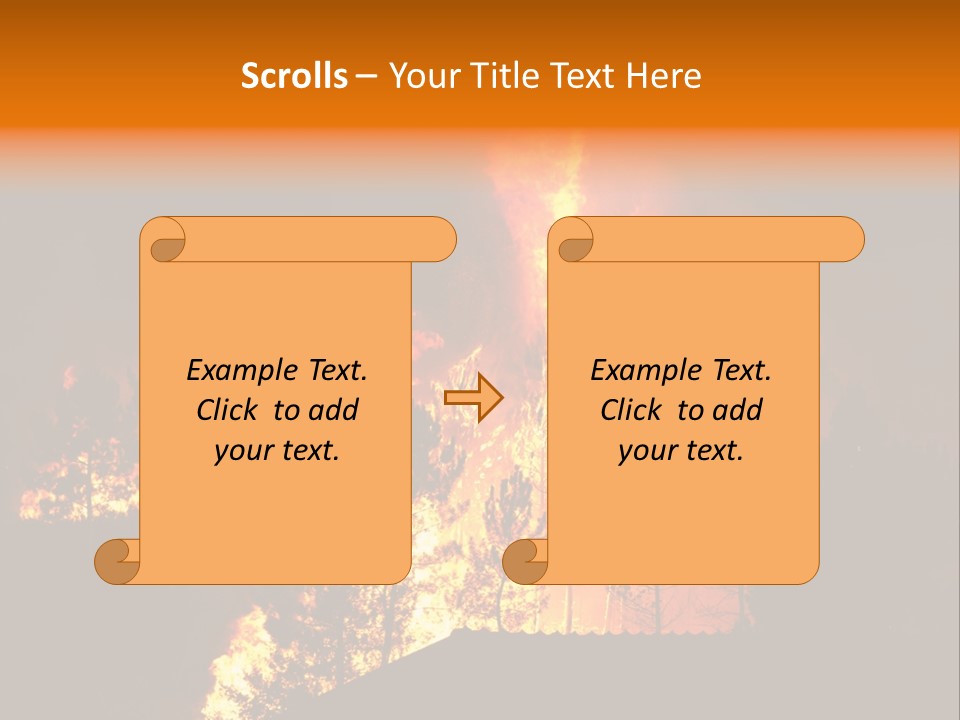 Smoke Forest Natural PowerPoint Template