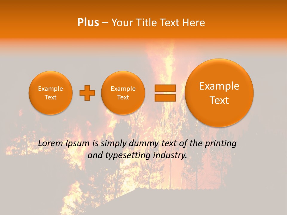 Smoke Forest Natural PowerPoint Template