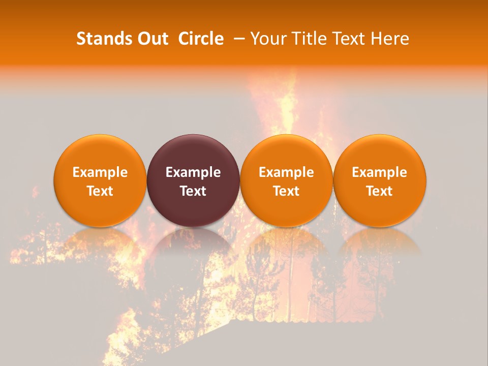 Smoke Forest Natural PowerPoint Template
