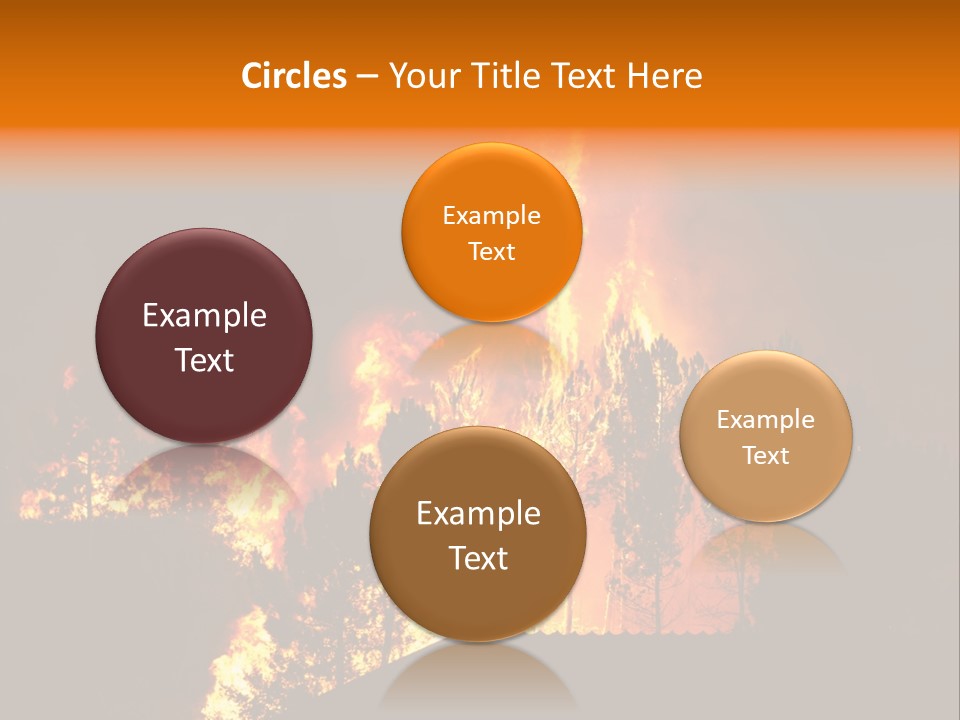 Smoke Forest Natural PowerPoint Template