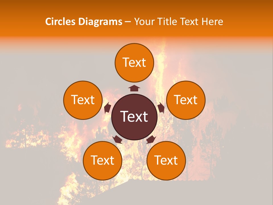 Smoke Forest Natural PowerPoint Template