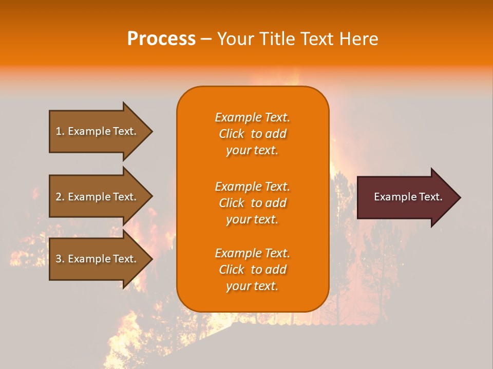 Smoke Forest Natural PowerPoint Template