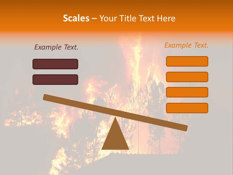 Smoke Forest Natural PowerPoint Template