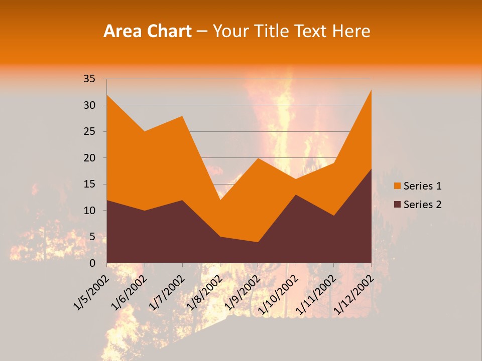 Smoke Forest Natural PowerPoint Template