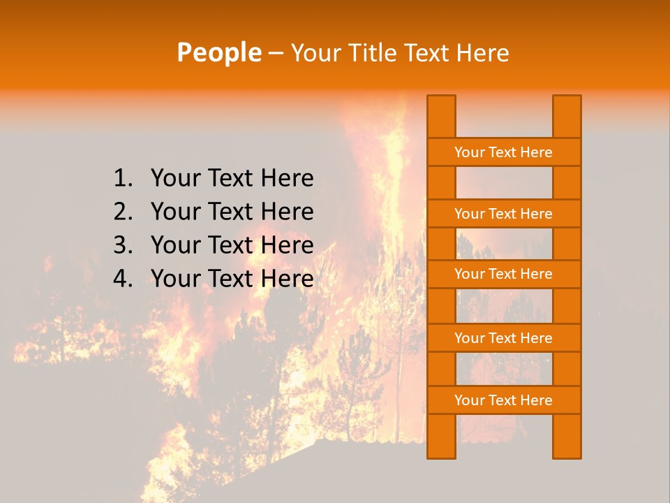 Smoke Forest Natural PowerPoint Template