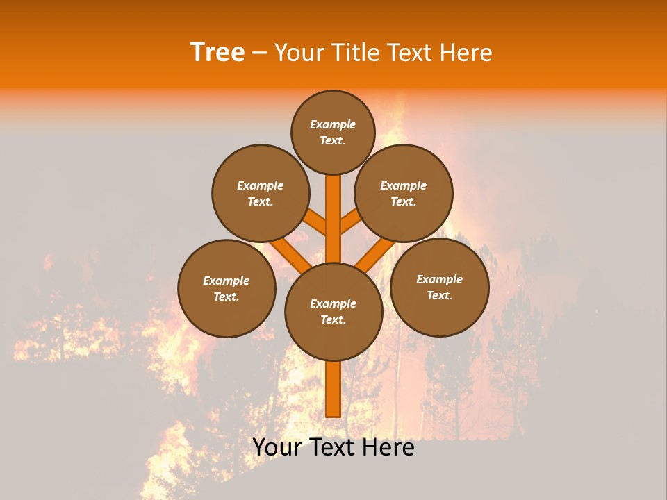 Smoke Forest Natural PowerPoint Template