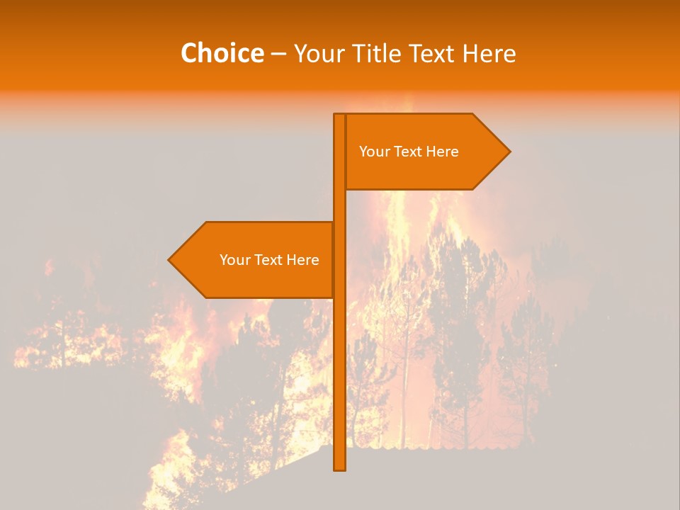 Smoke Forest Natural PowerPoint Template