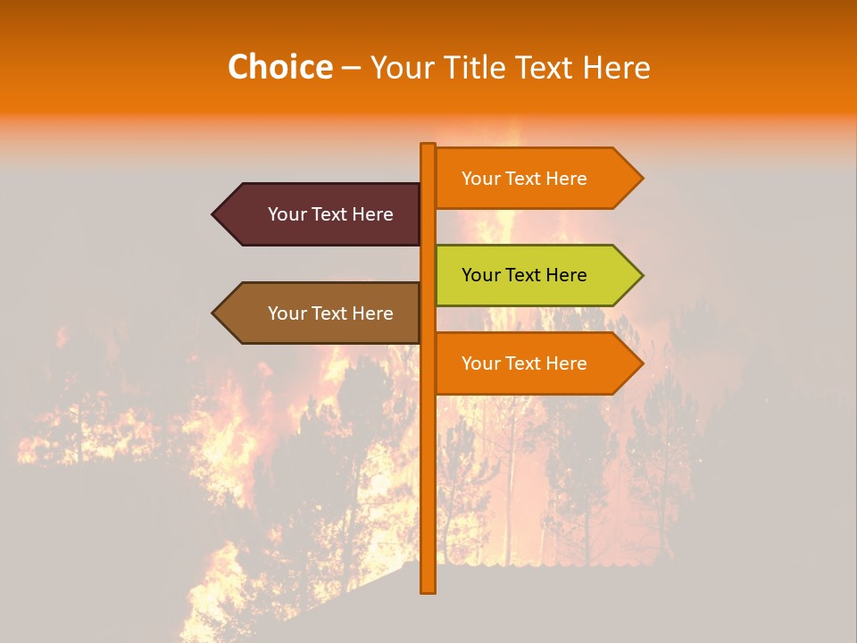Smoke Forest Natural PowerPoint Template