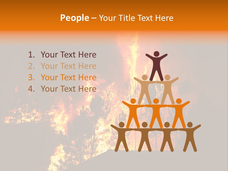 Smoke Forest Natural PowerPoint Template