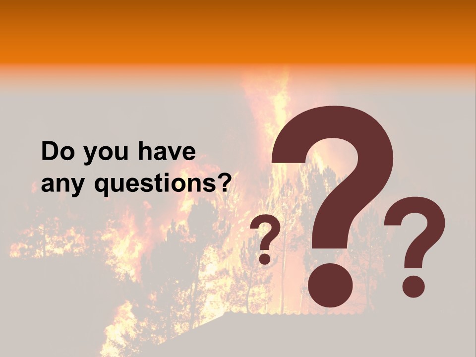 Smoke Forest Natural PowerPoint Template