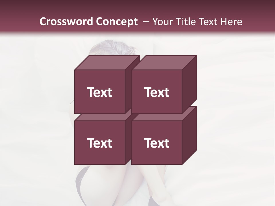 Underwear Naked  PowerPoint Template