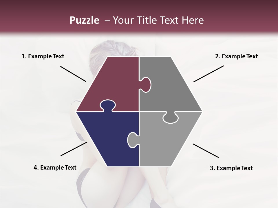 Underwear Naked  PowerPoint Template