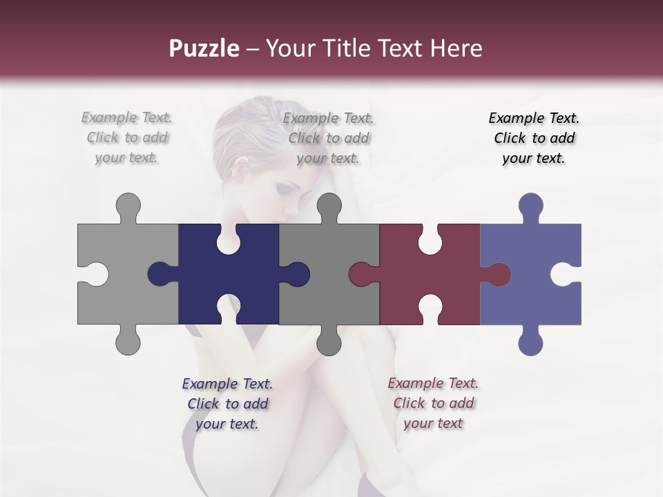 Underwear Naked  PowerPoint Template