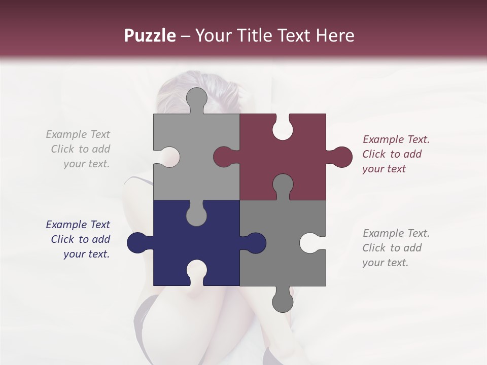 Underwear Naked  PowerPoint Template