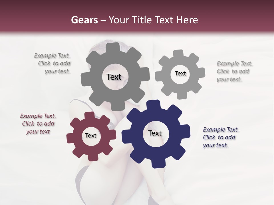 Underwear Naked  PowerPoint Template