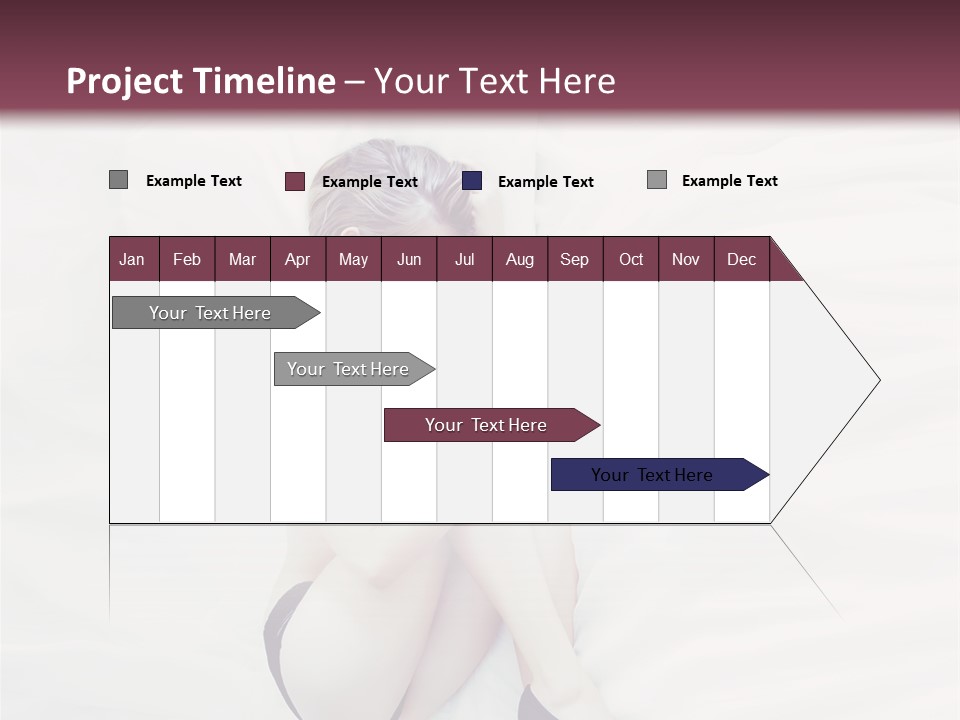 Underwear Naked  PowerPoint Template