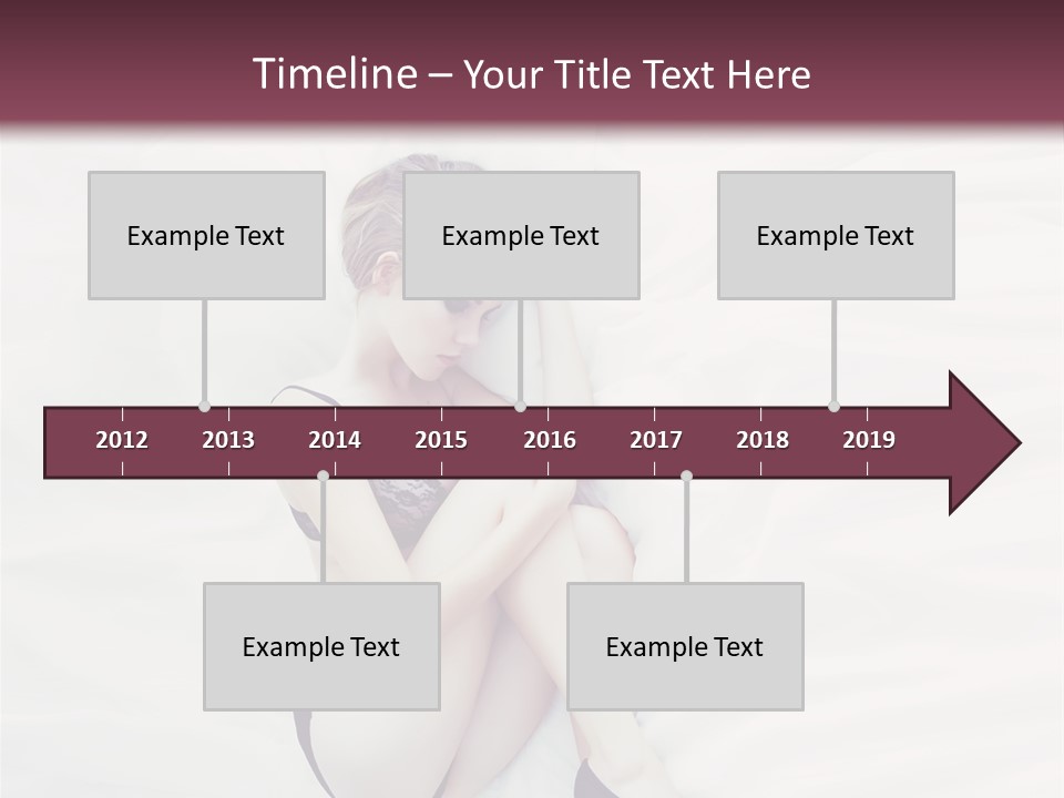 Underwear Naked  PowerPoint Template