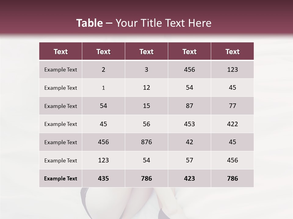 Underwear Naked  PowerPoint Template