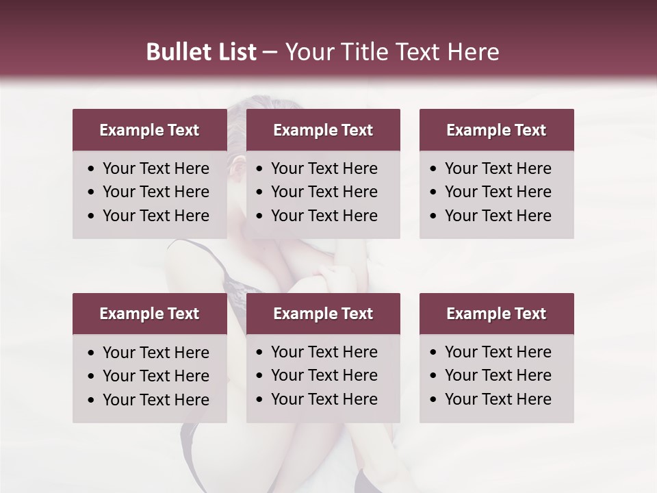 Underwear Naked  PowerPoint Template