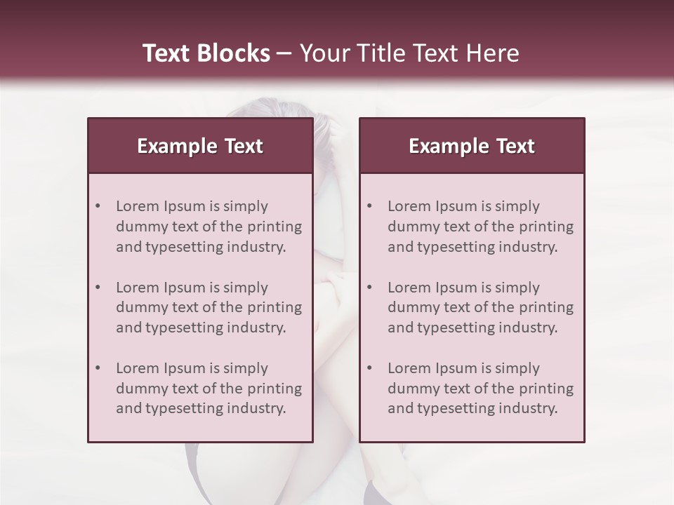 Underwear Naked  PowerPoint Template