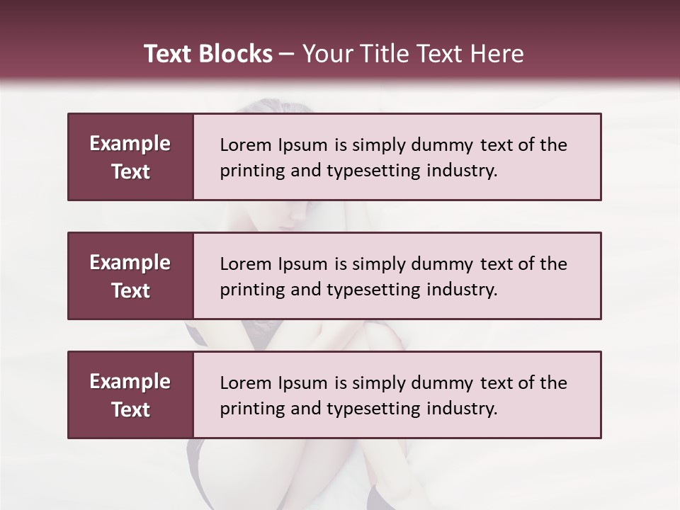 Underwear Naked  PowerPoint Template
