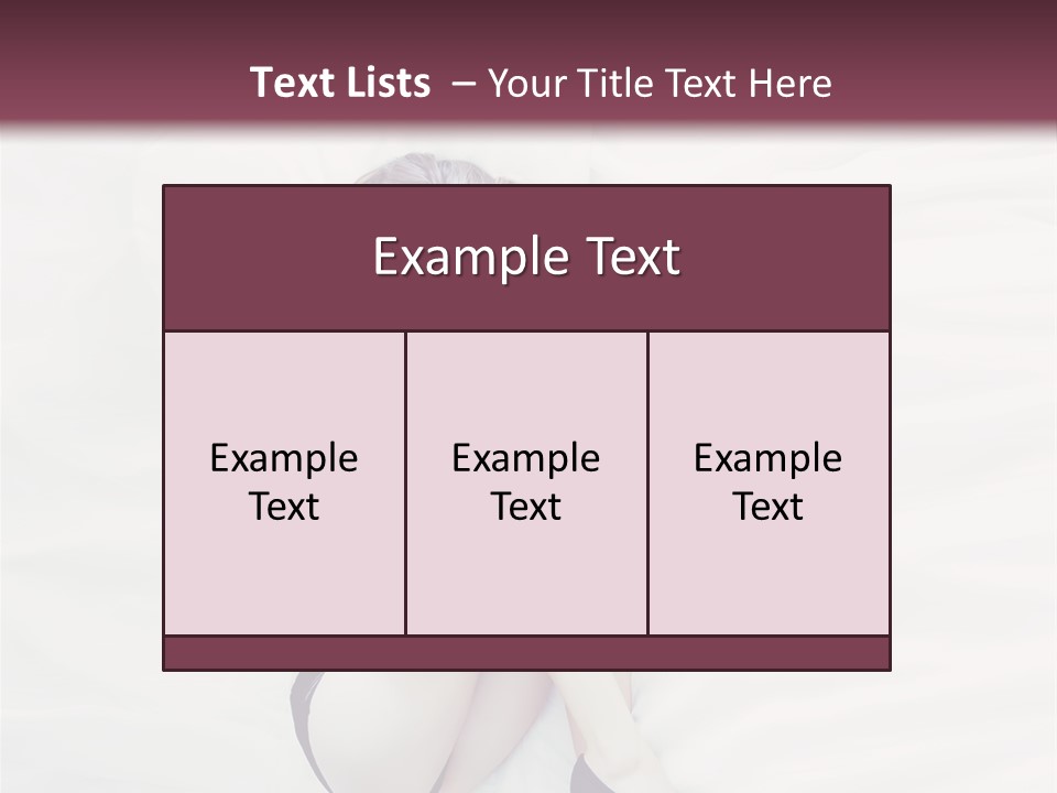Underwear Naked  PowerPoint Template