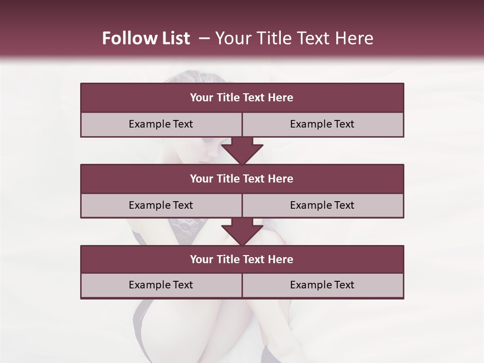 Underwear Naked  PowerPoint Template