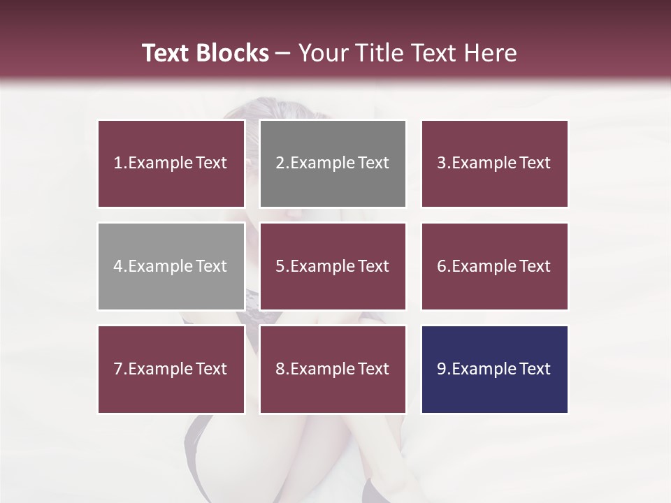 Underwear Naked  PowerPoint Template