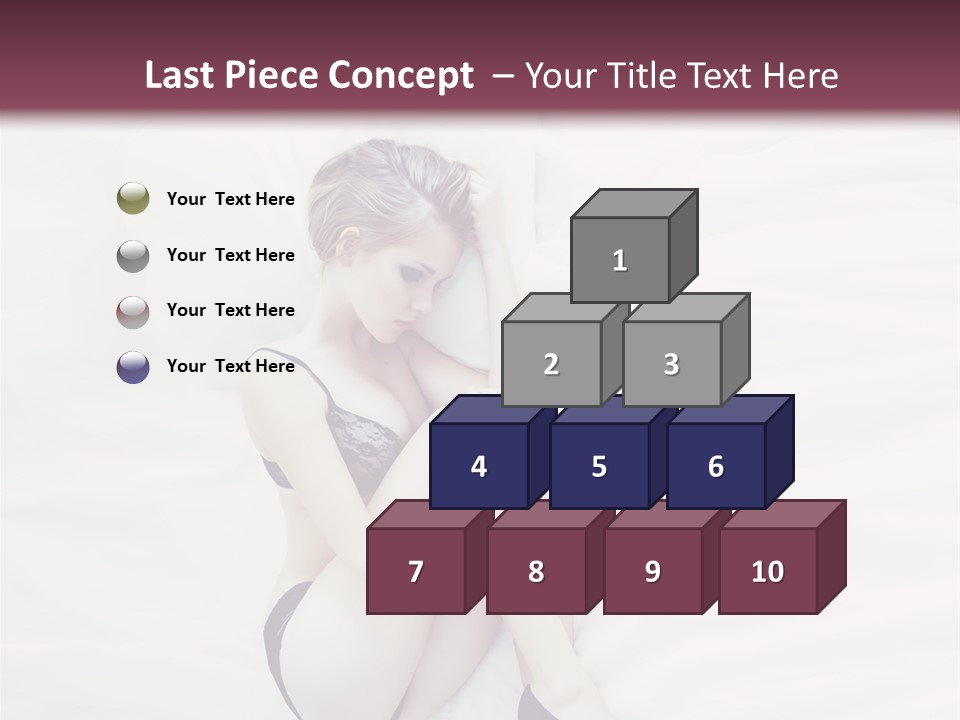 Underwear Naked  PowerPoint Template