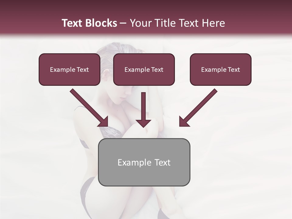 Underwear Naked  PowerPoint Template
