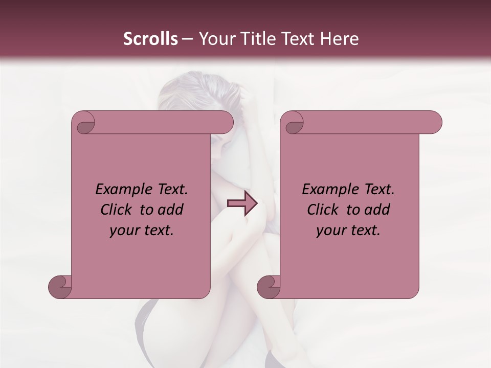 Underwear Naked  PowerPoint Template