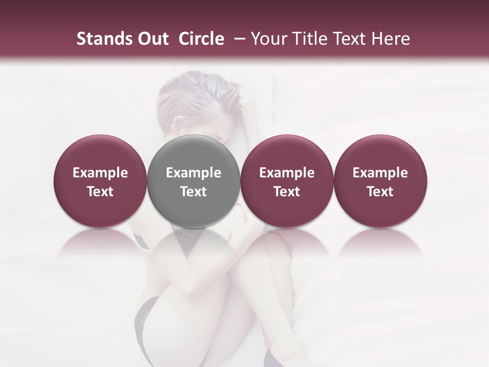 Underwear Naked  PowerPoint Template