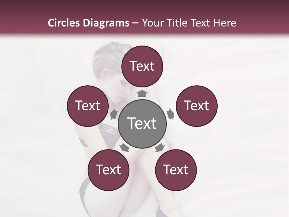 Underwear Naked  PowerPoint Template