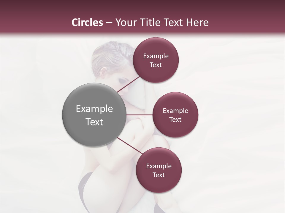 Underwear Naked  PowerPoint Template