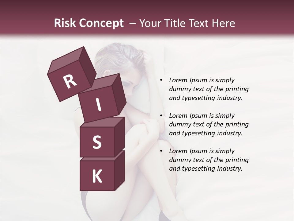 Underwear Naked  PowerPoint Template