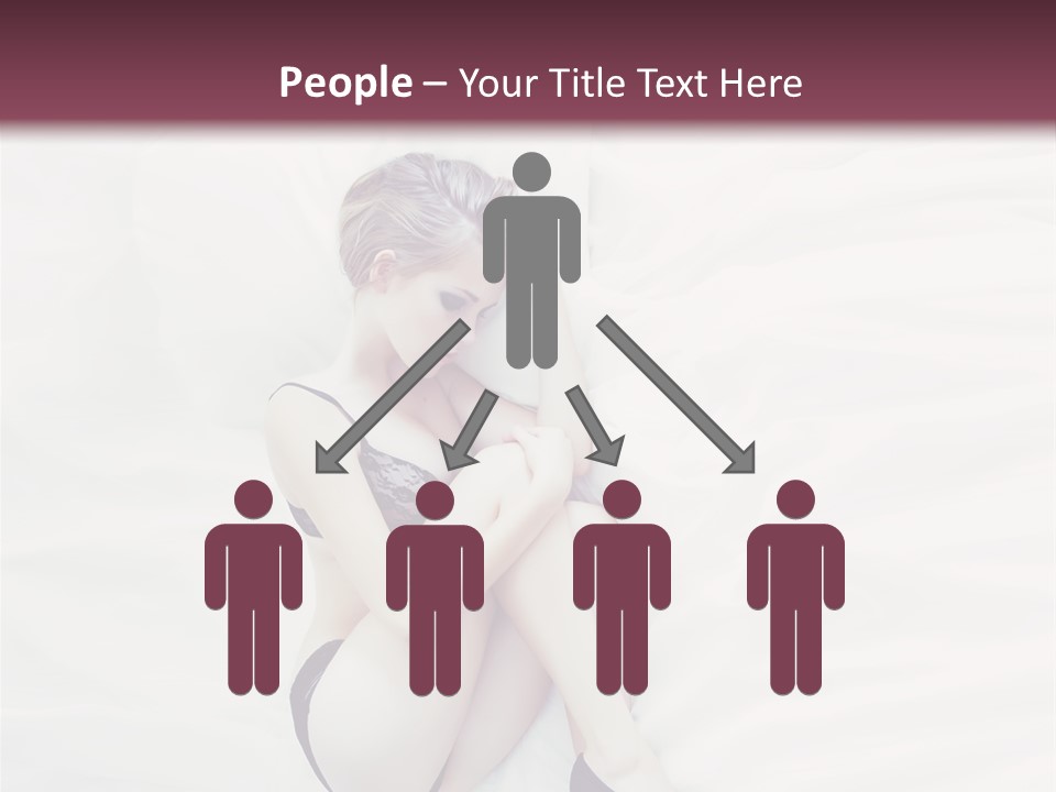 Underwear Naked  PowerPoint Template