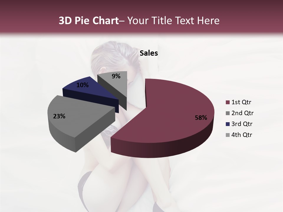Underwear Naked  PowerPoint Template