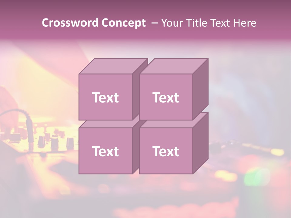 Technology Entertainment Clubbing PowerPoint Template
