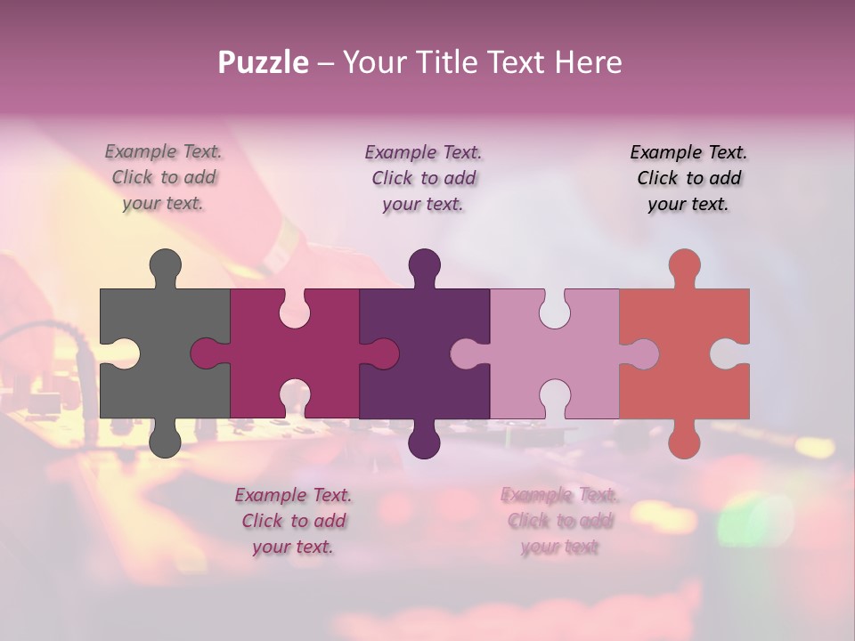 Technology Entertainment Clubbing PowerPoint Template