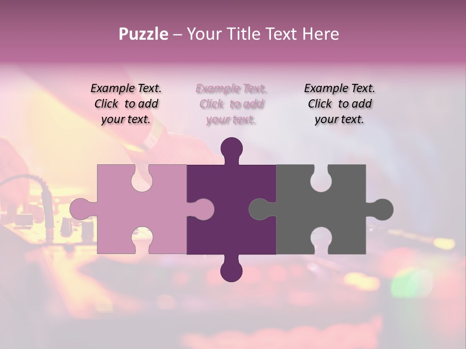 Technology Entertainment Clubbing PowerPoint Template