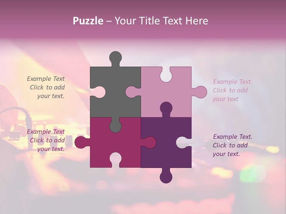 Technology Entertainment Clubbing PowerPoint Template