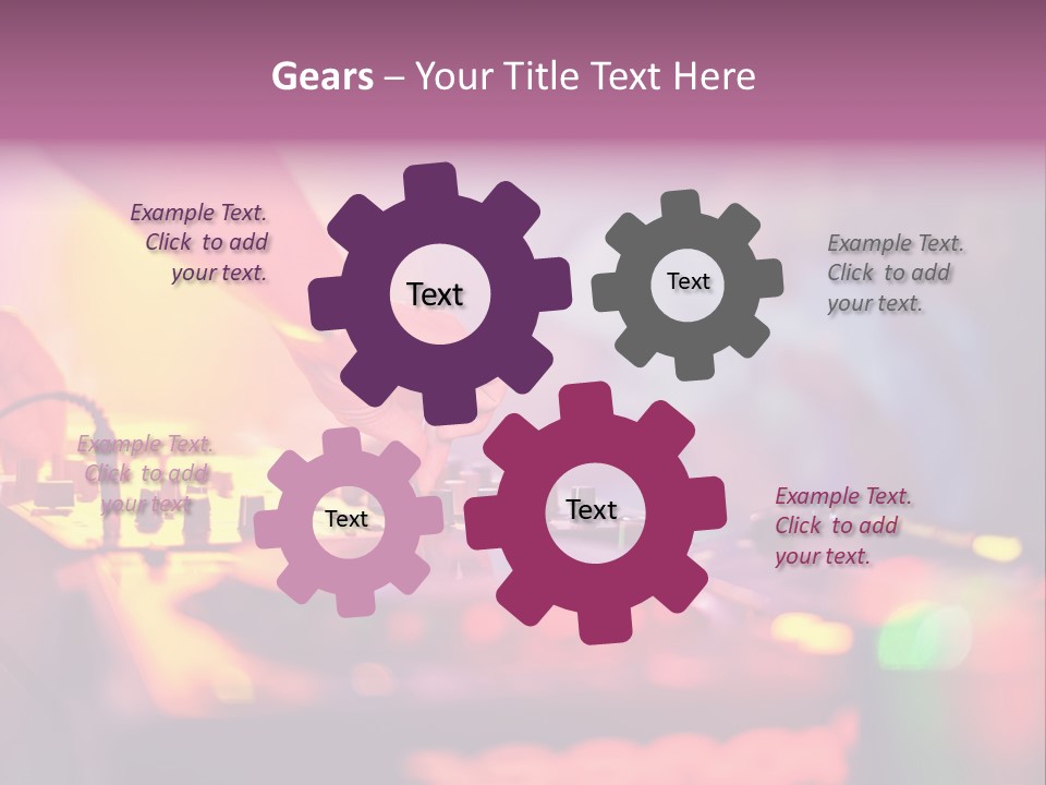 Technology Entertainment Clubbing PowerPoint Template