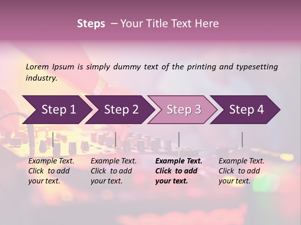 Technology Entertainment Clubbing PowerPoint Template