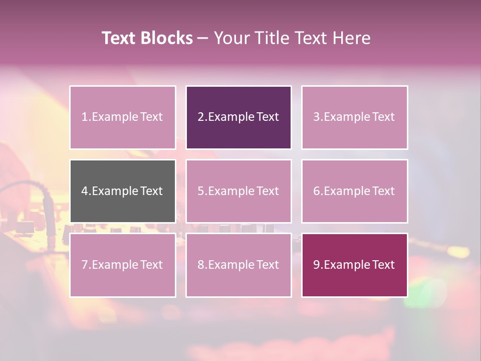 Technology Entertainment Clubbing PowerPoint Template