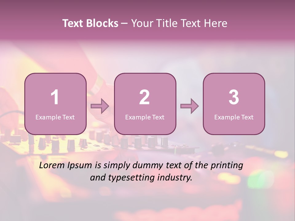 Technology Entertainment Clubbing PowerPoint Template