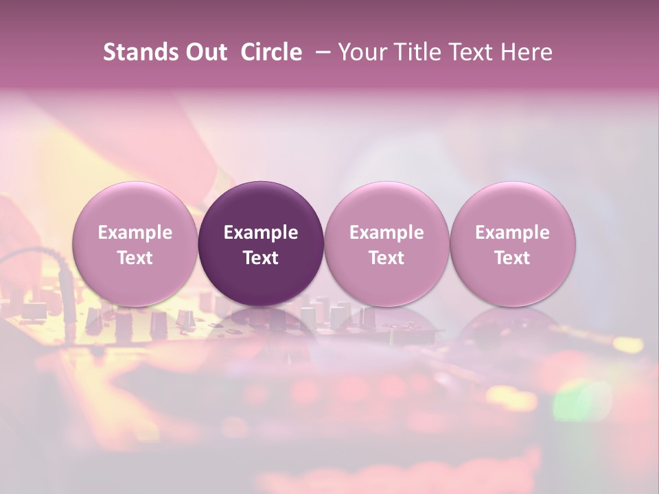 Technology Entertainment Clubbing PowerPoint Template