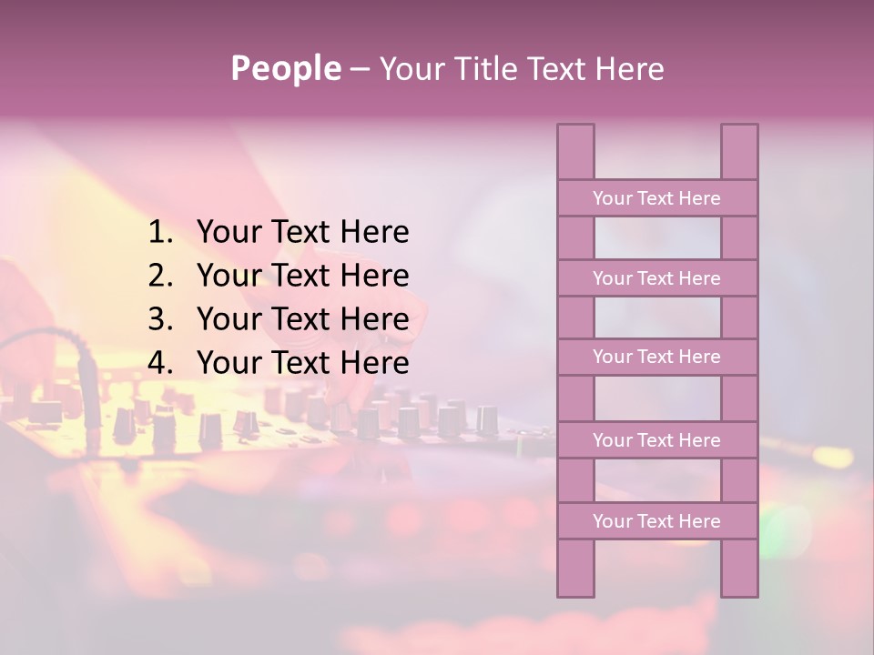Technology Entertainment Clubbing PowerPoint Template