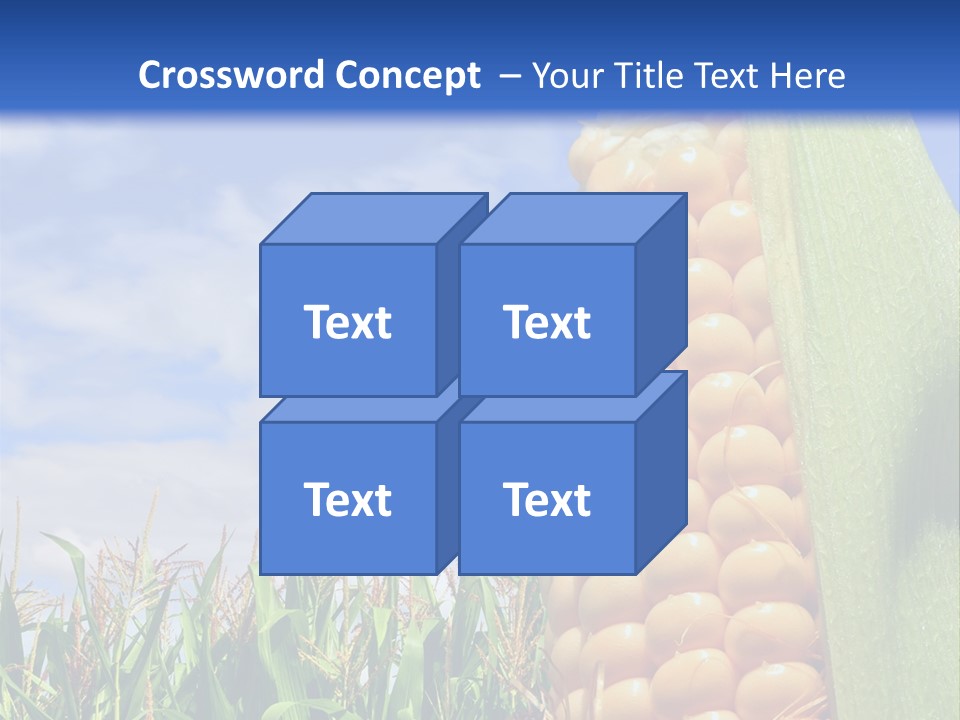 Food Grain Ear PowerPoint Template