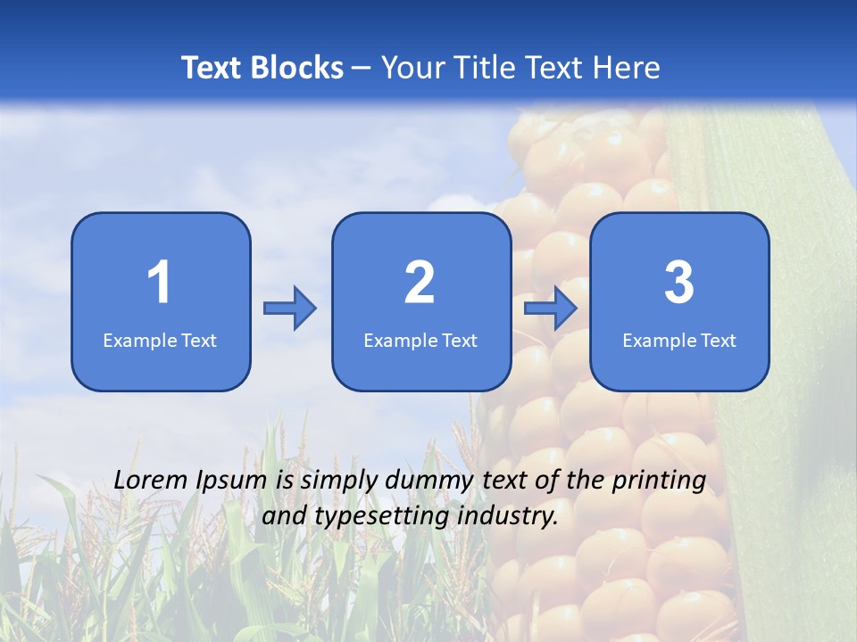 Food Grain Ear PowerPoint Template