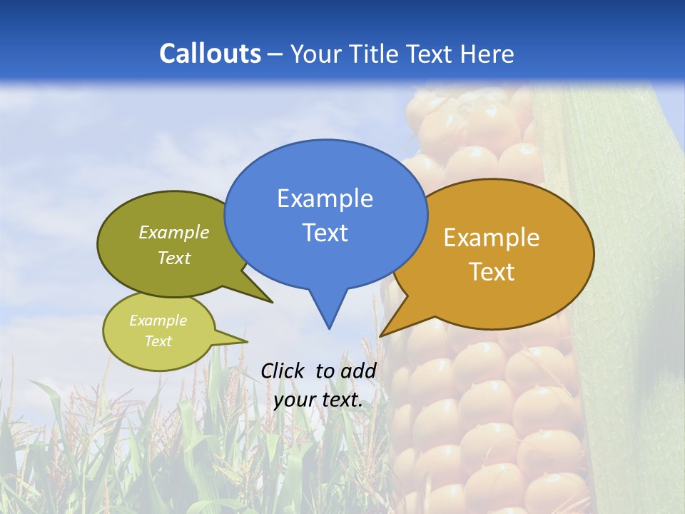 Food Grain Ear PowerPoint Template